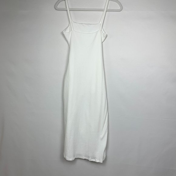 NEW Lovers and Friends Arlo Midi Mini Slit Wrap Dress White XS - Picture 8 of 12